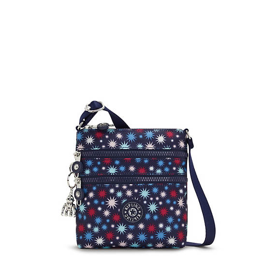 Kipling Alvar Extra Small Printed Mini Veske Blå | NO 1902ZU